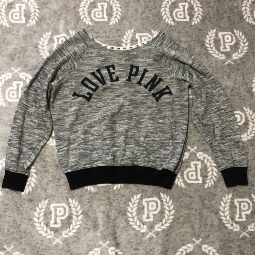 2014 PINK Sweatshirt XS LN Htf